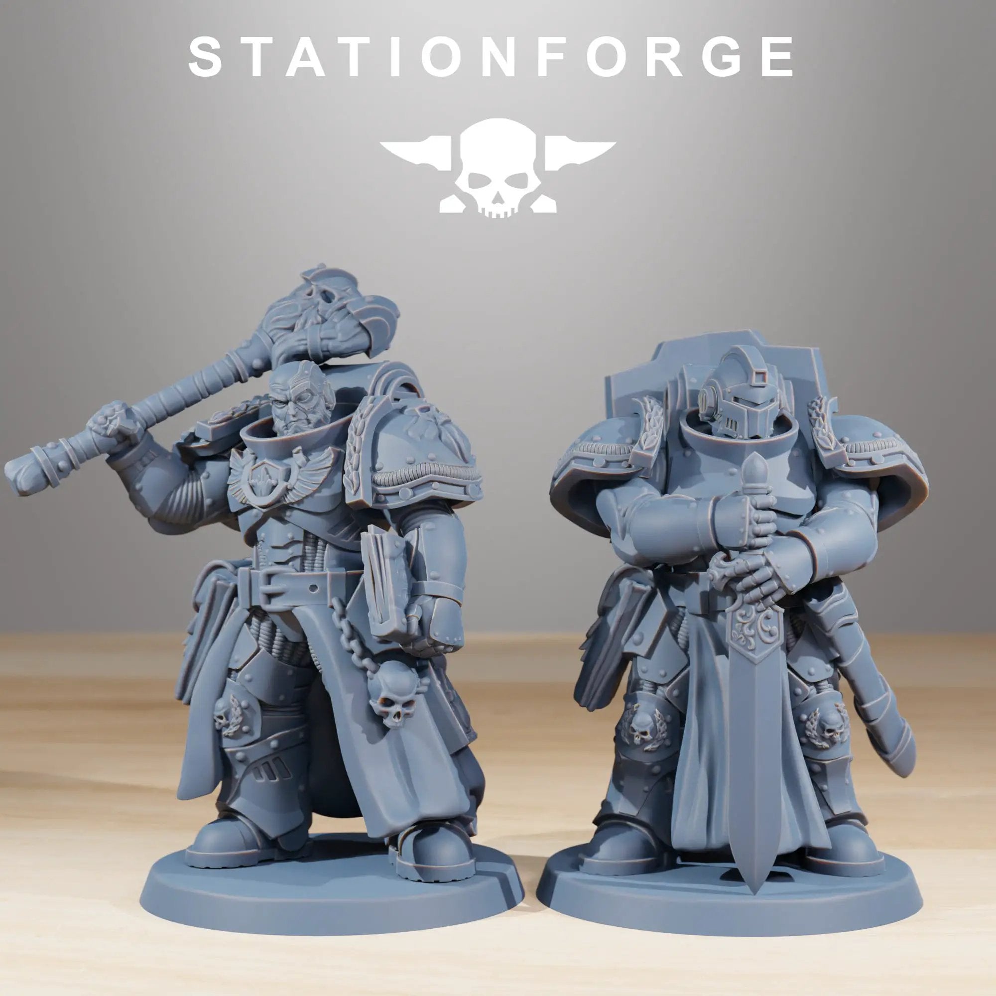 3D Printed Socratis Knights by StationForge Miniatures by Last Hope Miniatures