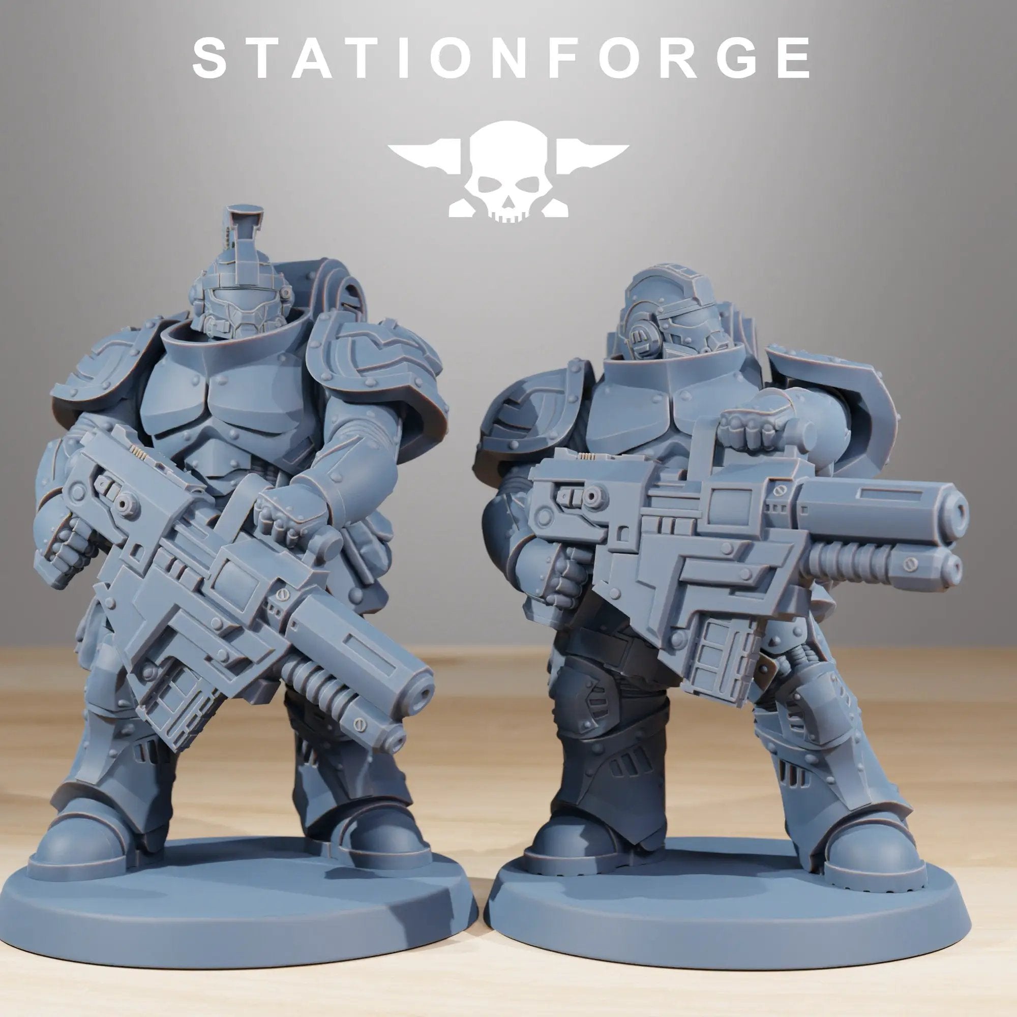 3D Printed Socratis Knights by StationForge Miniatures by Last Hope Miniatures