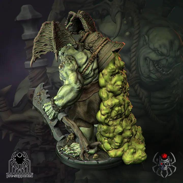 3D Printed Lord of the Plague Bringers by EightLegs Miniatures by Last Hope Miniatures