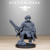 3D Printed Frostwatch Officers x3 by StationForge Miniatures by Last Hope Miniatures