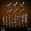 3D Printed Flame Lizards Weapons Kit by EightLegsMiniatures by Last Hope Miniatures