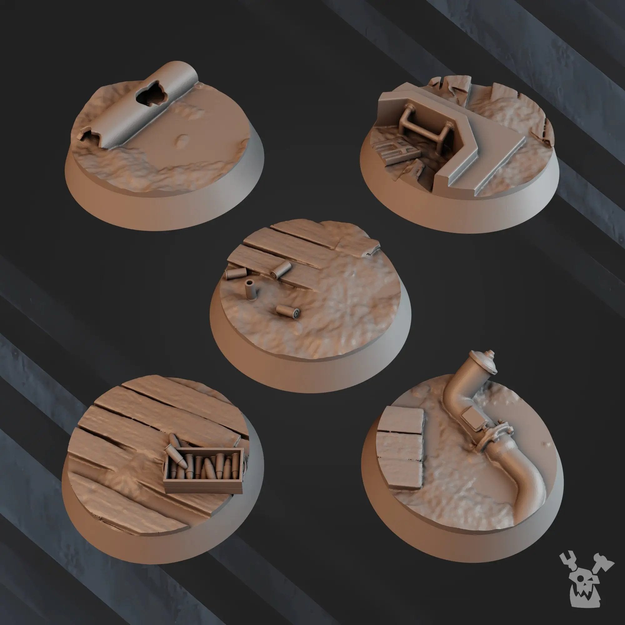 3d Printed Green Hell Division - Base Set by DakkaDakka by Last Hope Miniatures