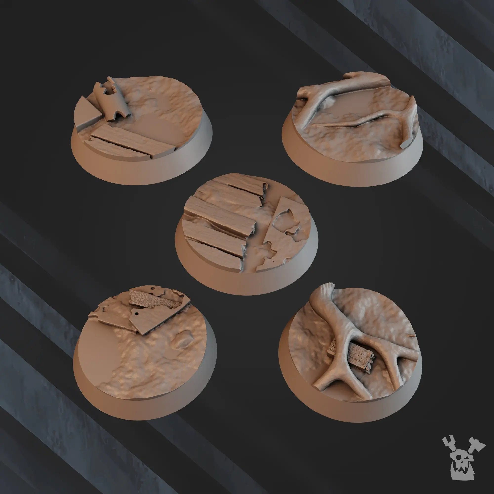 3d Printed Green Hell Division - Base Set by DakkaDakka by Last Hope Miniatures