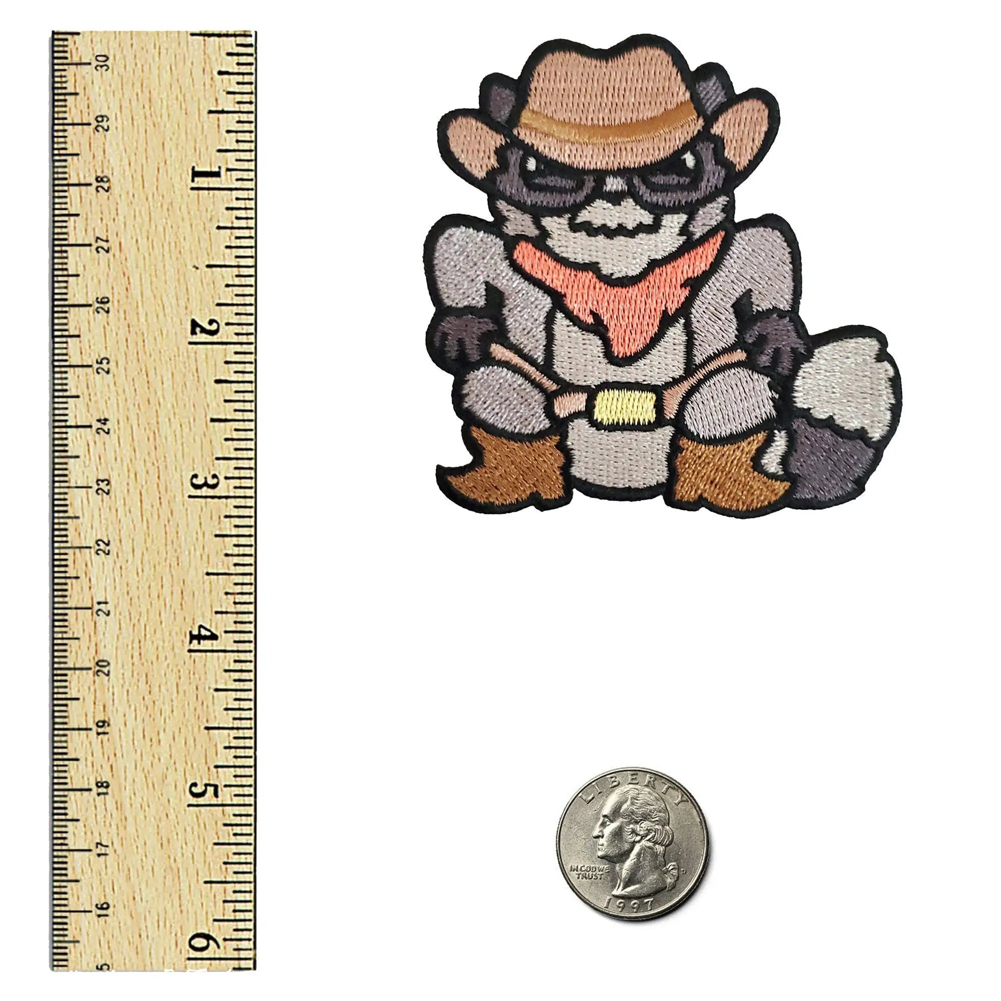 Cowboy Raccoon Patch by Kolorspun