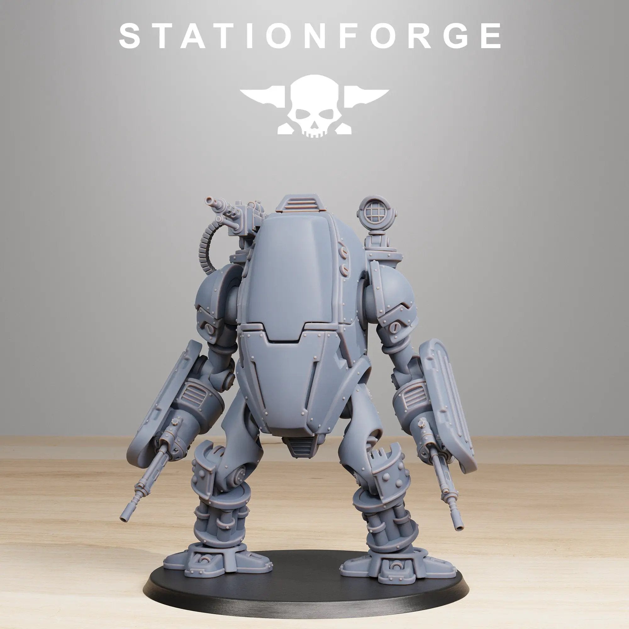3D Printed Scavenger Clanker by StationForge Miniatures by Last Hope Miniatures