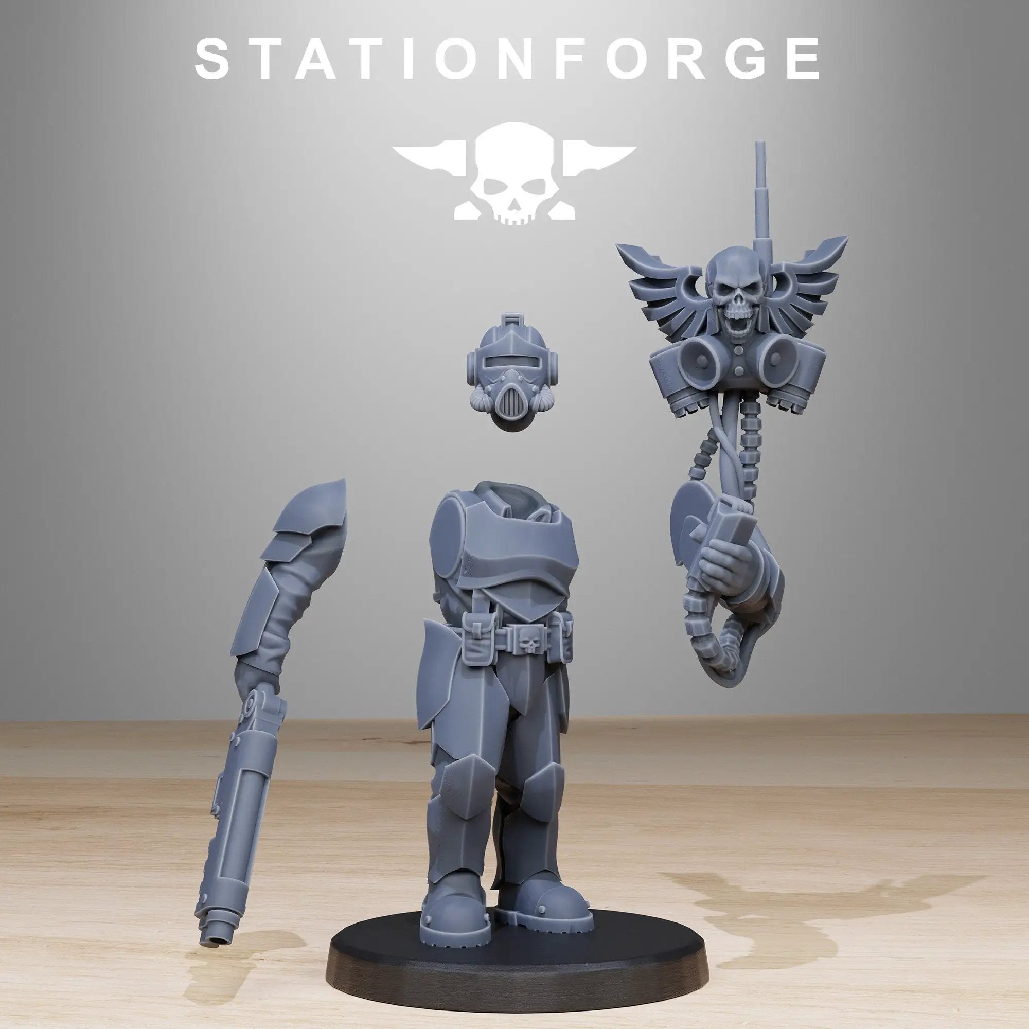 3D Printed GrimGuard Enforcers by StationForge Miniatures by Last Hope Miniatures