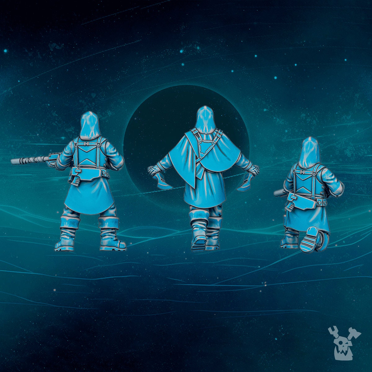 3d Printed Scylla Cultists by DakkaDakka Miniatures