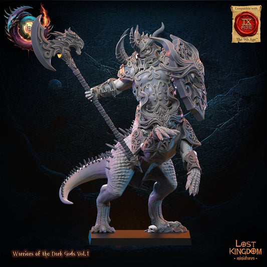 3D Printed Feldrak Elder by Lost Kingdom Miniatures