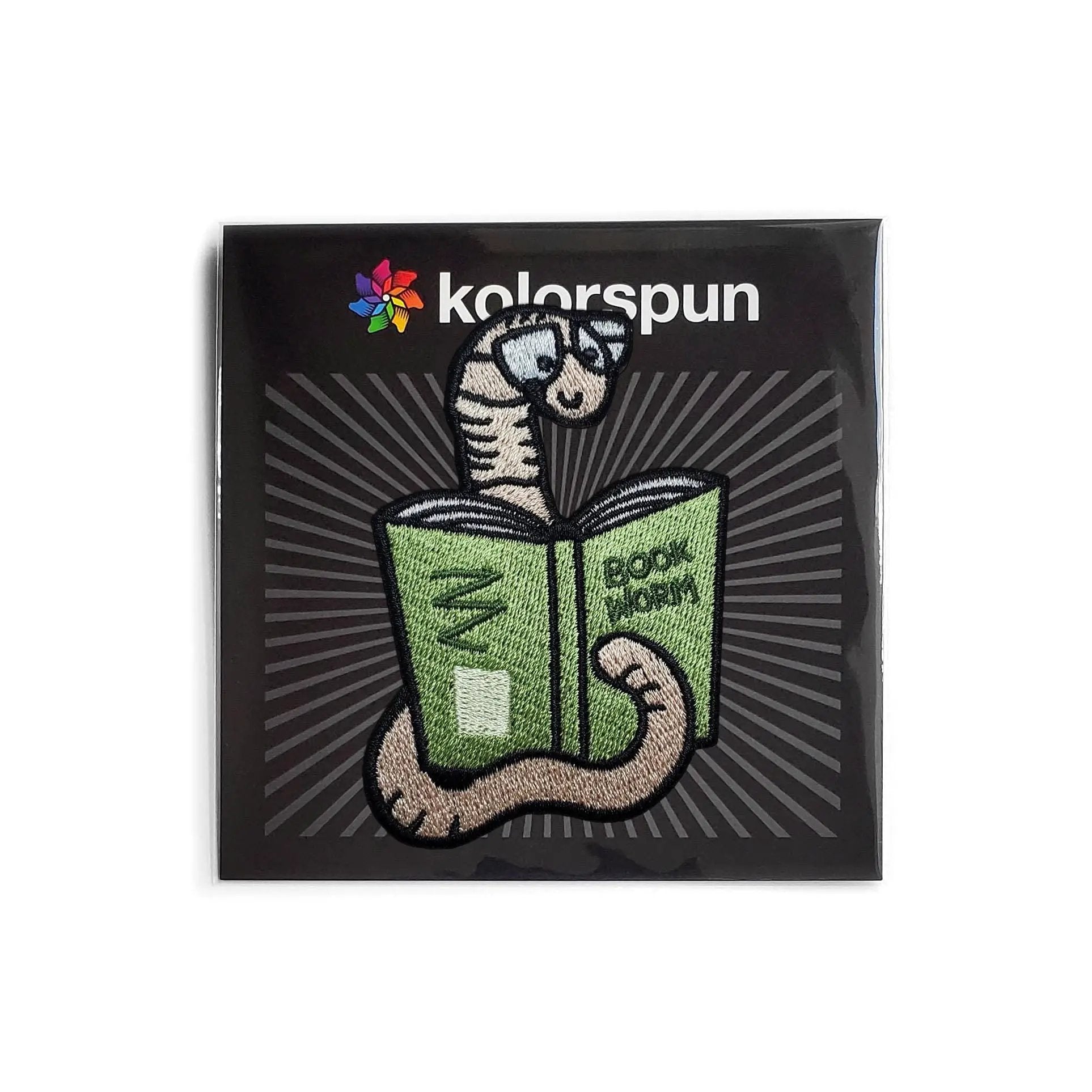 Book Worm Patch by Kolorspun