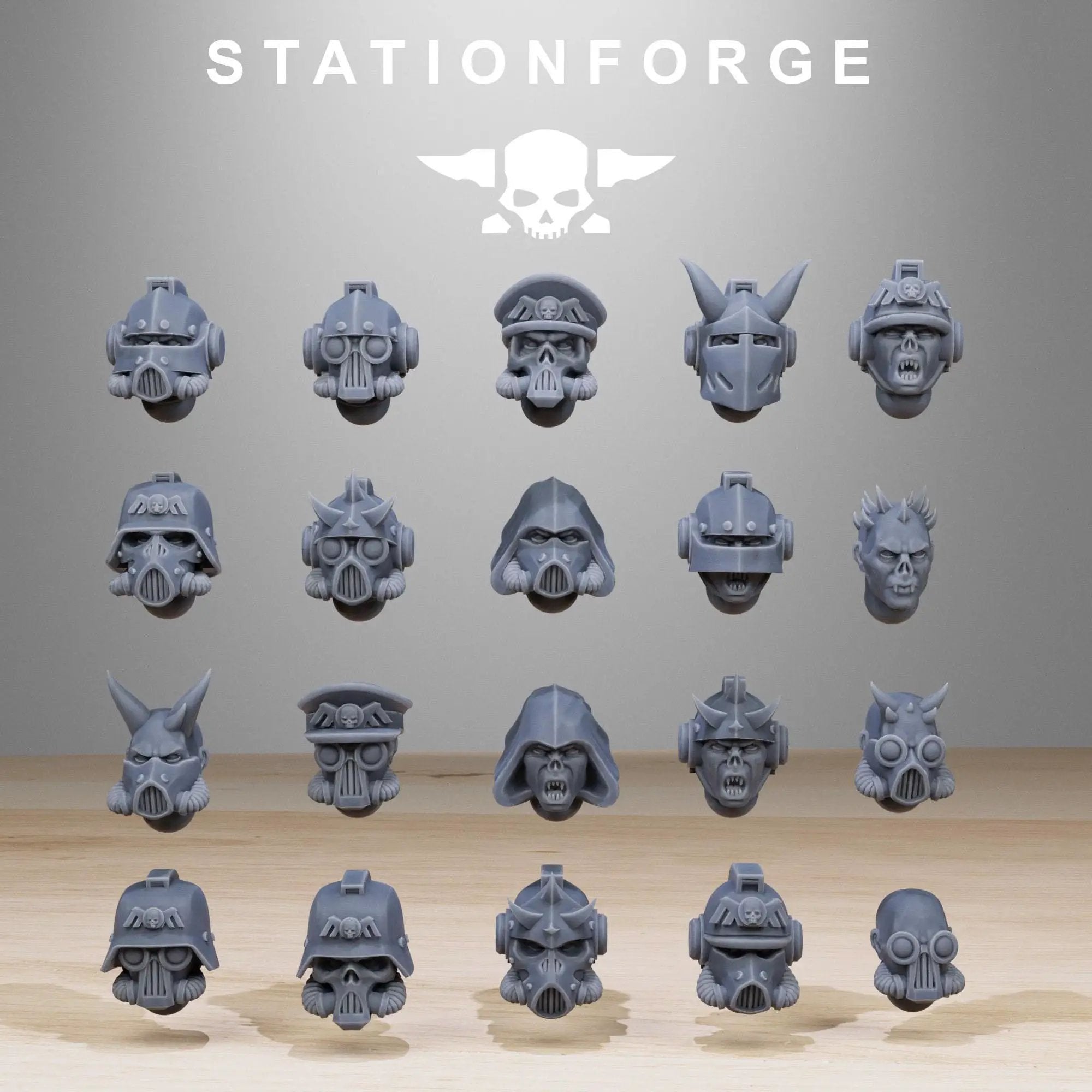 3D Printed Corrupted Guard Build Kit by StationForge Miniatures by Last Hope Miniatures