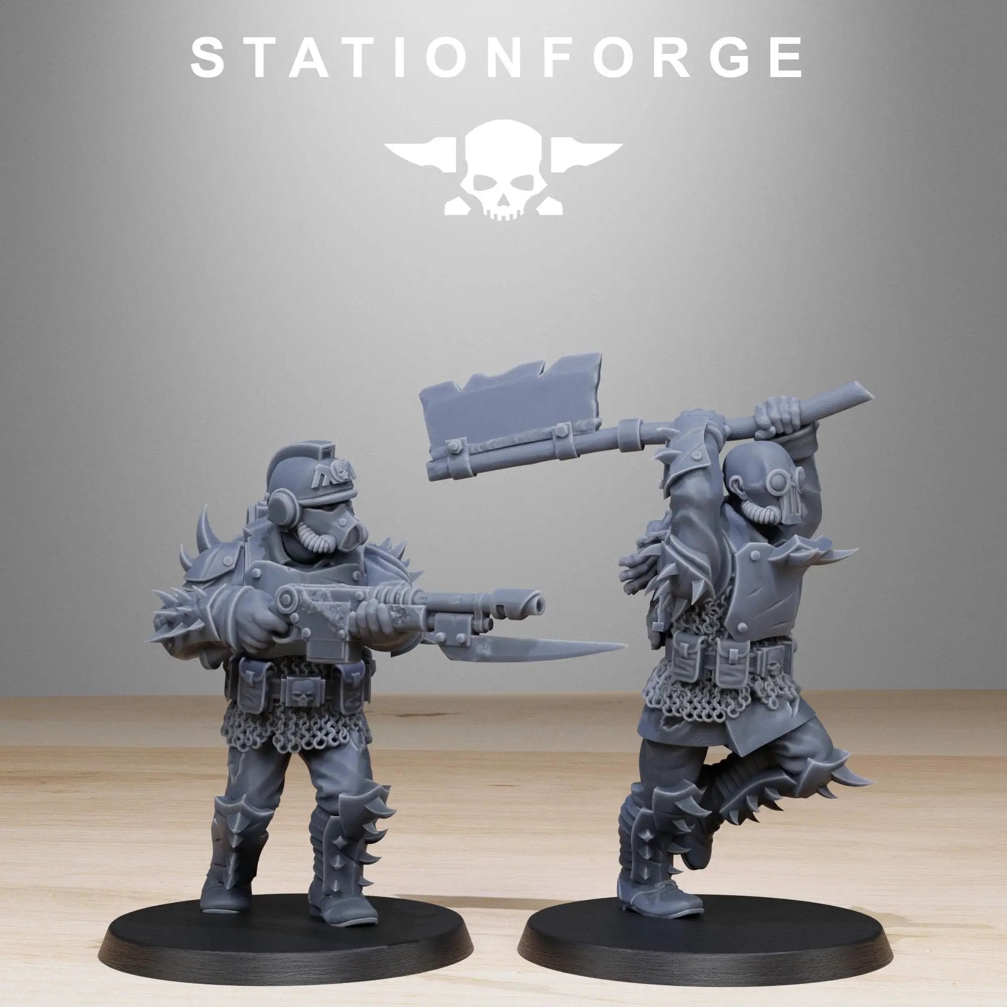 3D Printed Corrupted Guard Build Kit by StationForge Miniatures by Last Hope Miniatures