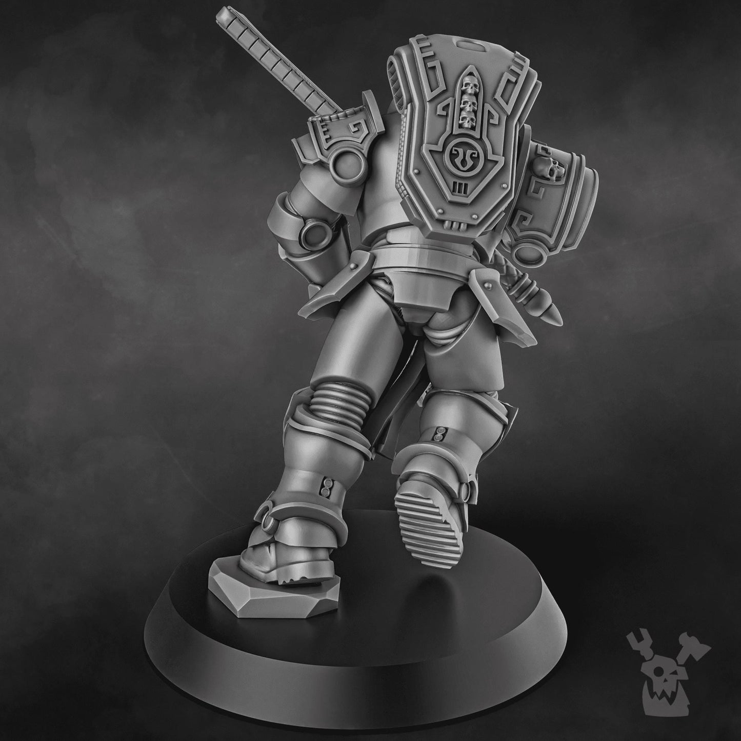 3D Printed Captain Caelus by DakkaDakka Miniatures