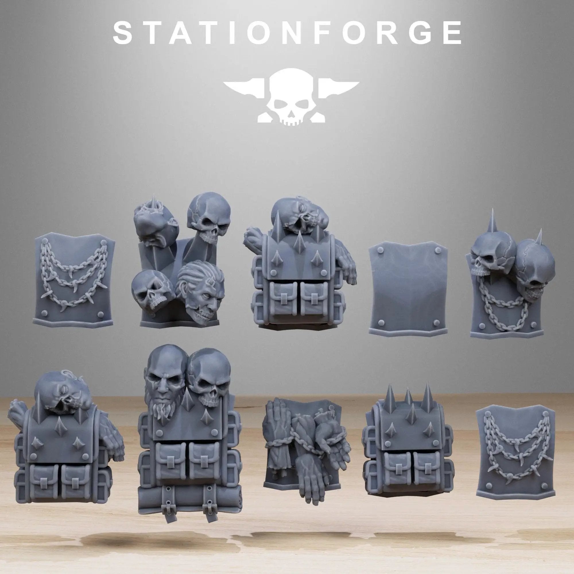 3D Printed Corrupted Guard Build Kit by StationForge Miniatures by Last Hope Miniatures