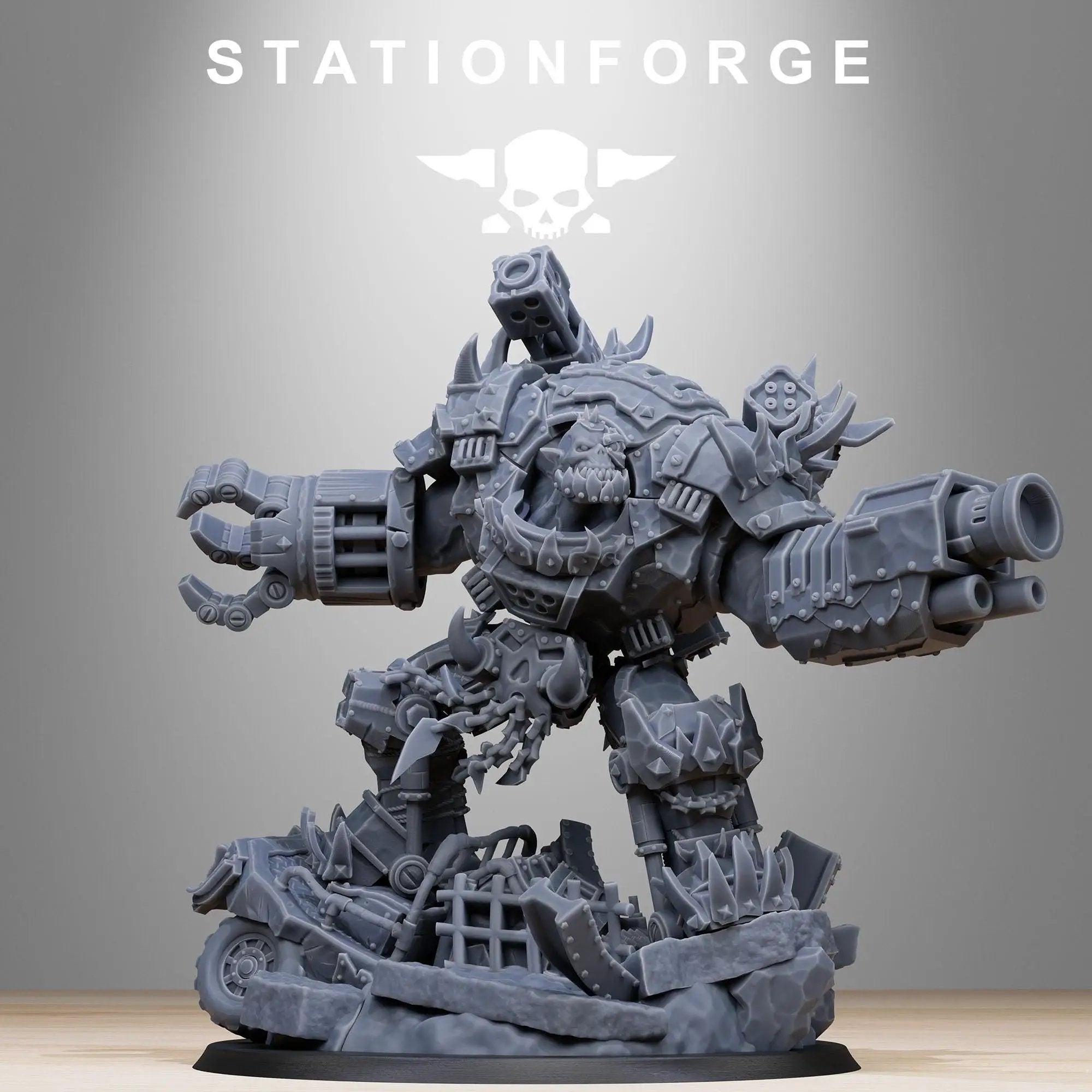 3D Printed Orkaz Grand Nutta v2 by StationForge Miniatures by Last Hope Miniatures