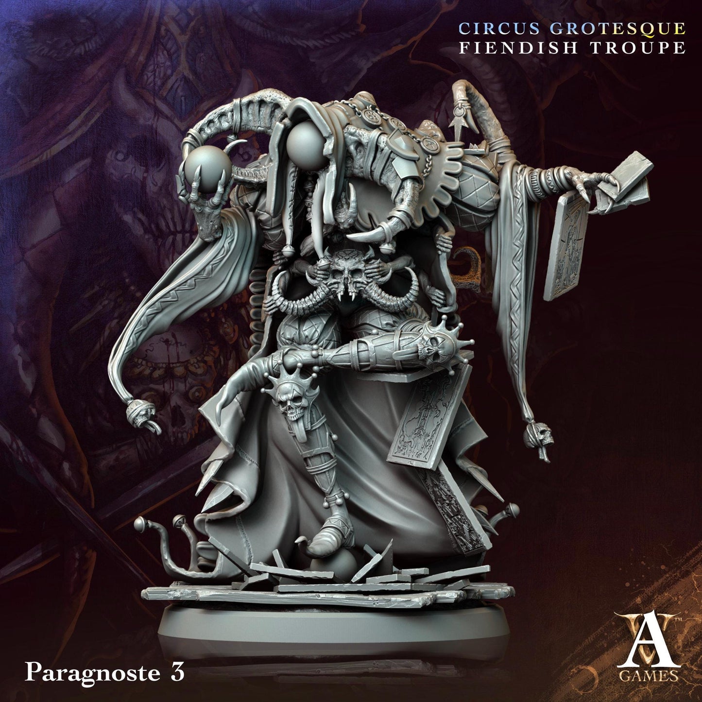 3D Printed Paragnoste by Archvillain Games