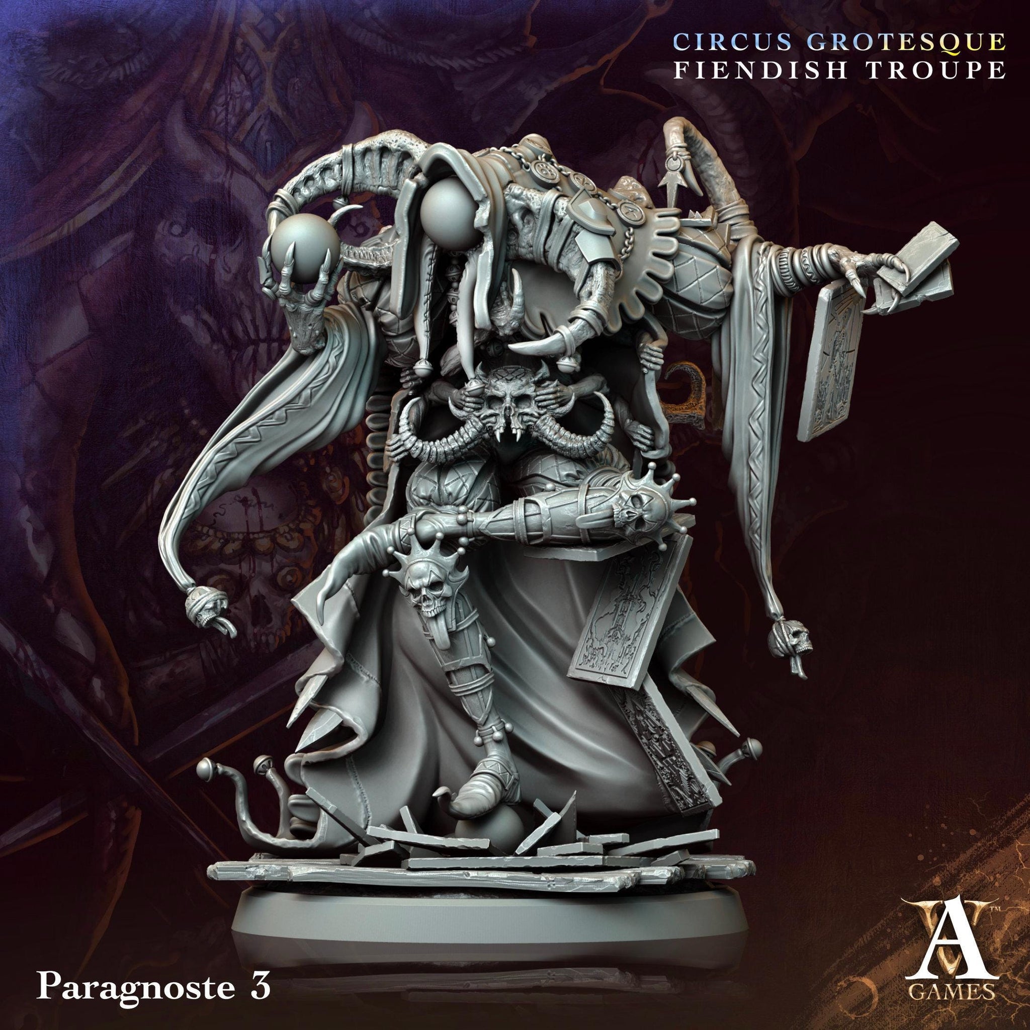 3D Printed Paragnoste by Archvillain Games by Last Hope Miniatures