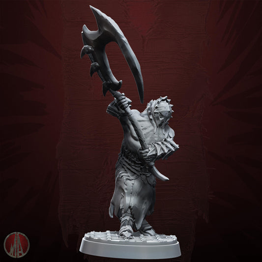 3D printed Orc Hornblowers by Monolith Arts