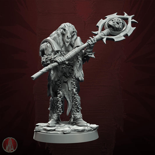 3D printed Orc Shaman by Monolith Arts