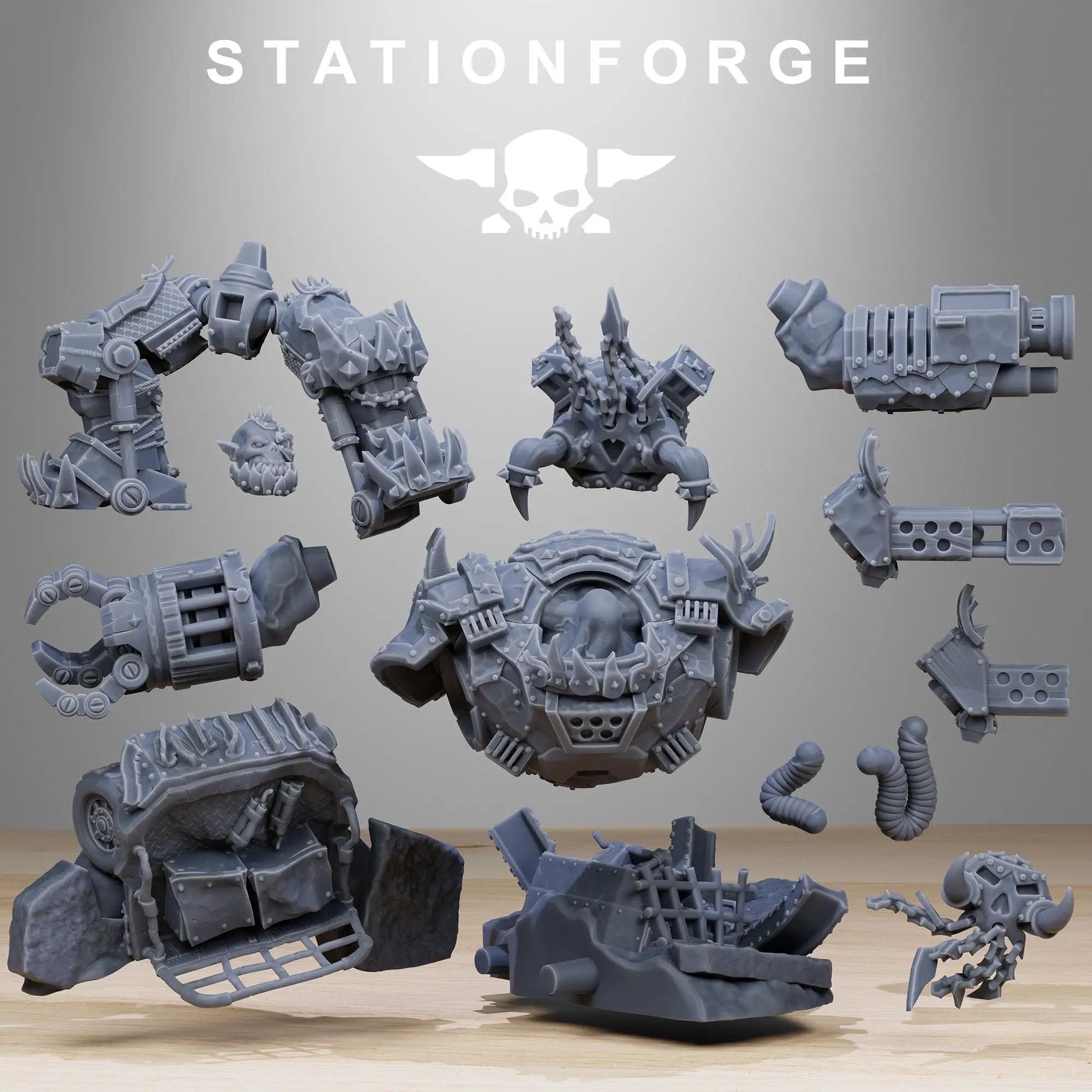 3D Printed Orkaz Grand Nutta v2 by StationForge Miniatures by Last Hope Miniatures