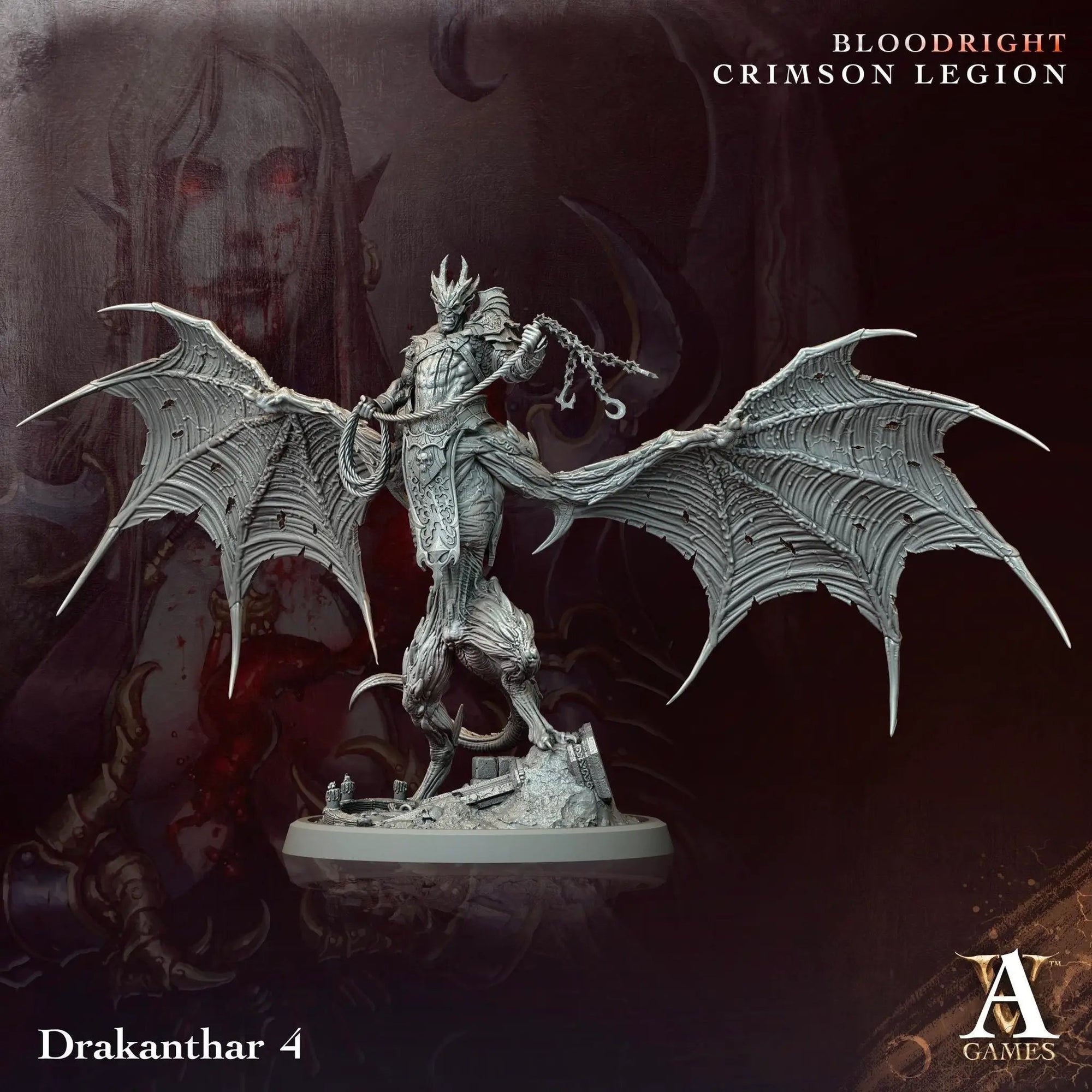 3D Printed Drakanthar by Archvillain Games by Last Hope Miniatures