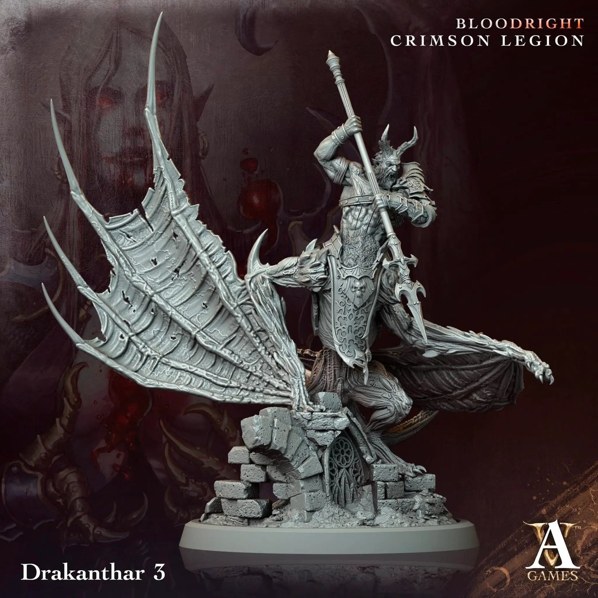 3D Printed Drakanthar by Archvillain Games by Last Hope Miniatures