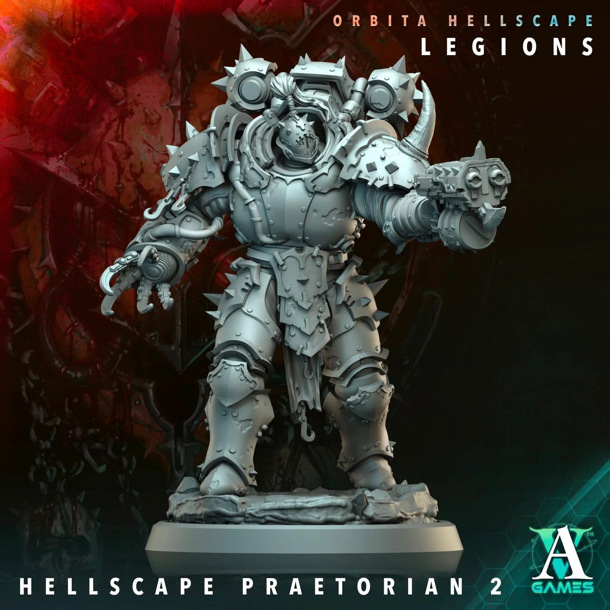 3D Printed Hellscape Praetorian by Archvillain Games by Last Hope Miniatures