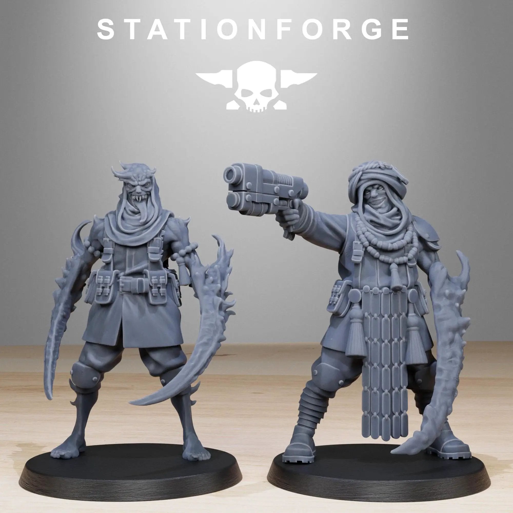 3D Printed Corrupted Guard Lechers by StationForge Miniatures by Last Hope Miniatures