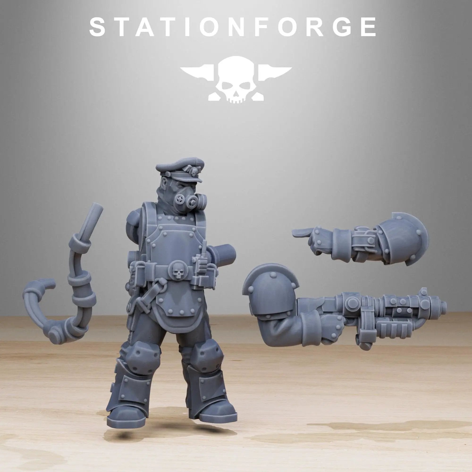 3D Printed GrimGuard Anti-Armor by StationForge Miniatures by Last Hope Miniatures