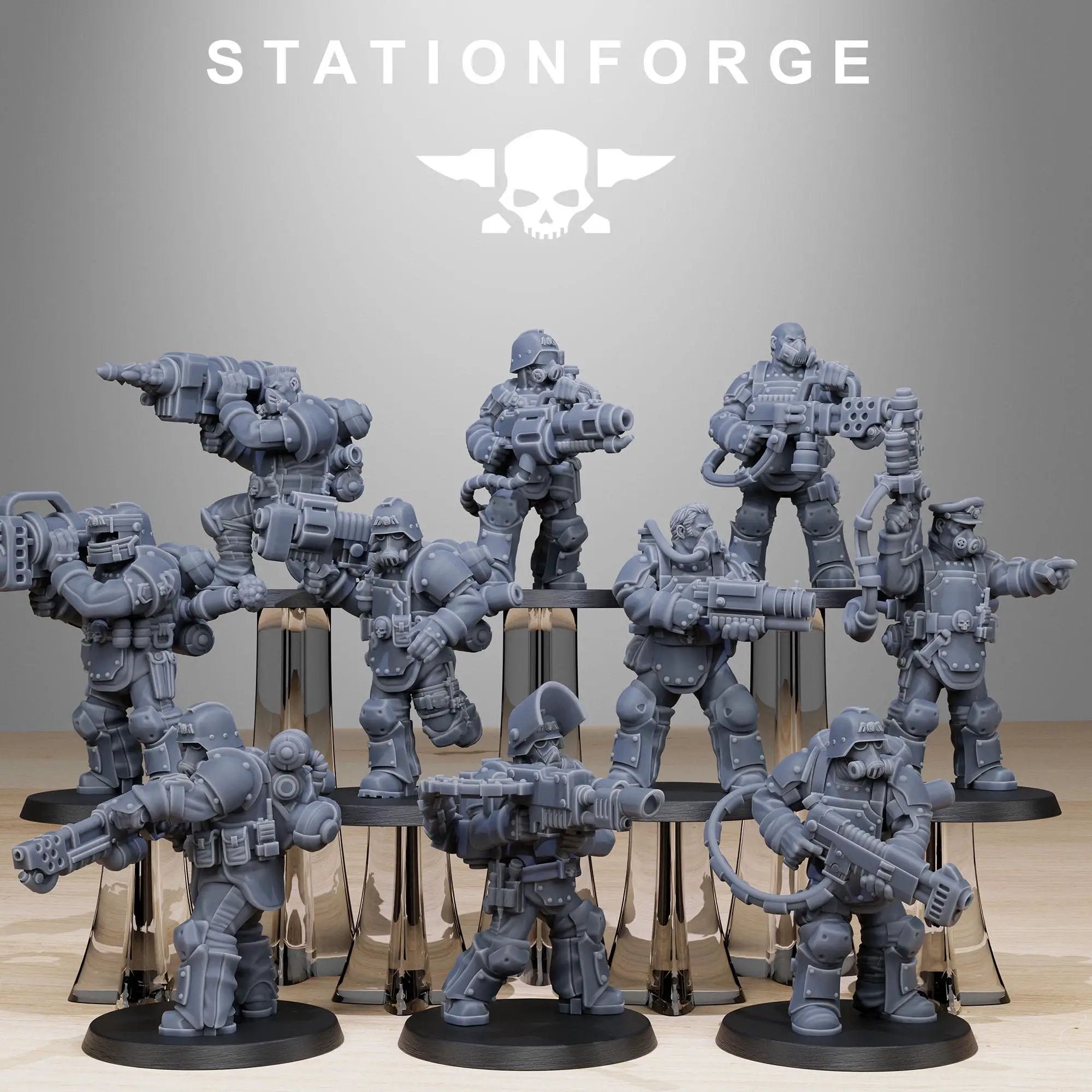 3D Printed GrimGuard Anti-Armor by StationForge Miniatures by Last Hope Miniatures