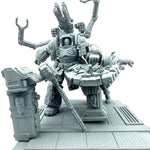 3D Printed Bitter Genius Diorama by 3DArtGuy Miniatures, featuring detailed miniature scene with Last Hope Miniatures branding.