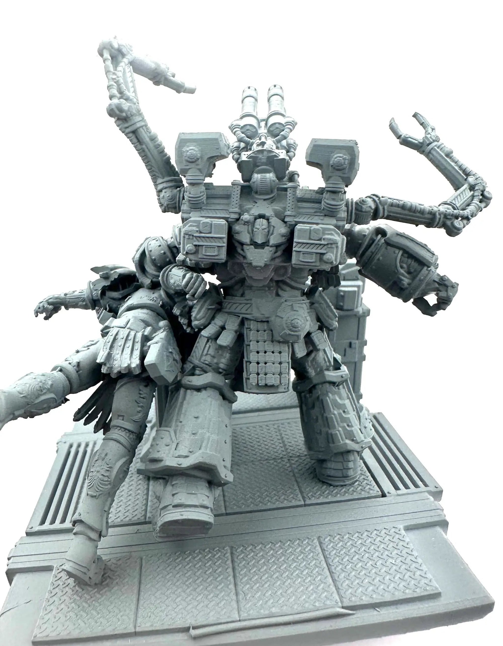 3D printed Bitter Genius diorama by 3DArtGuy Miniatures, featuring detailed miniature character display with intricate design.