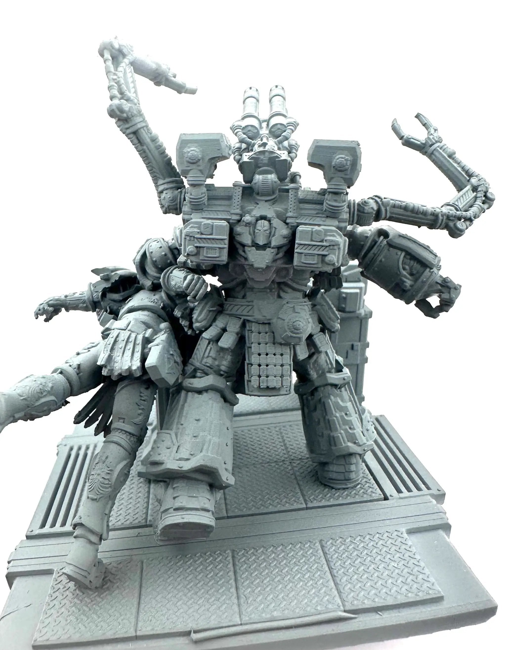 3D printed Bitter Genius diorama by 3DArtGuy Miniatures, featuring detailed miniature character display with intricate design.