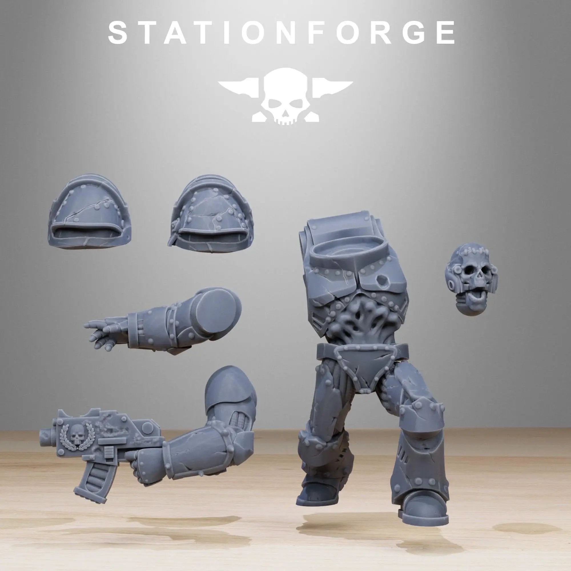 3D Printed Socratis Zombies by StationForge Miniatures by Last Hope Miniatures