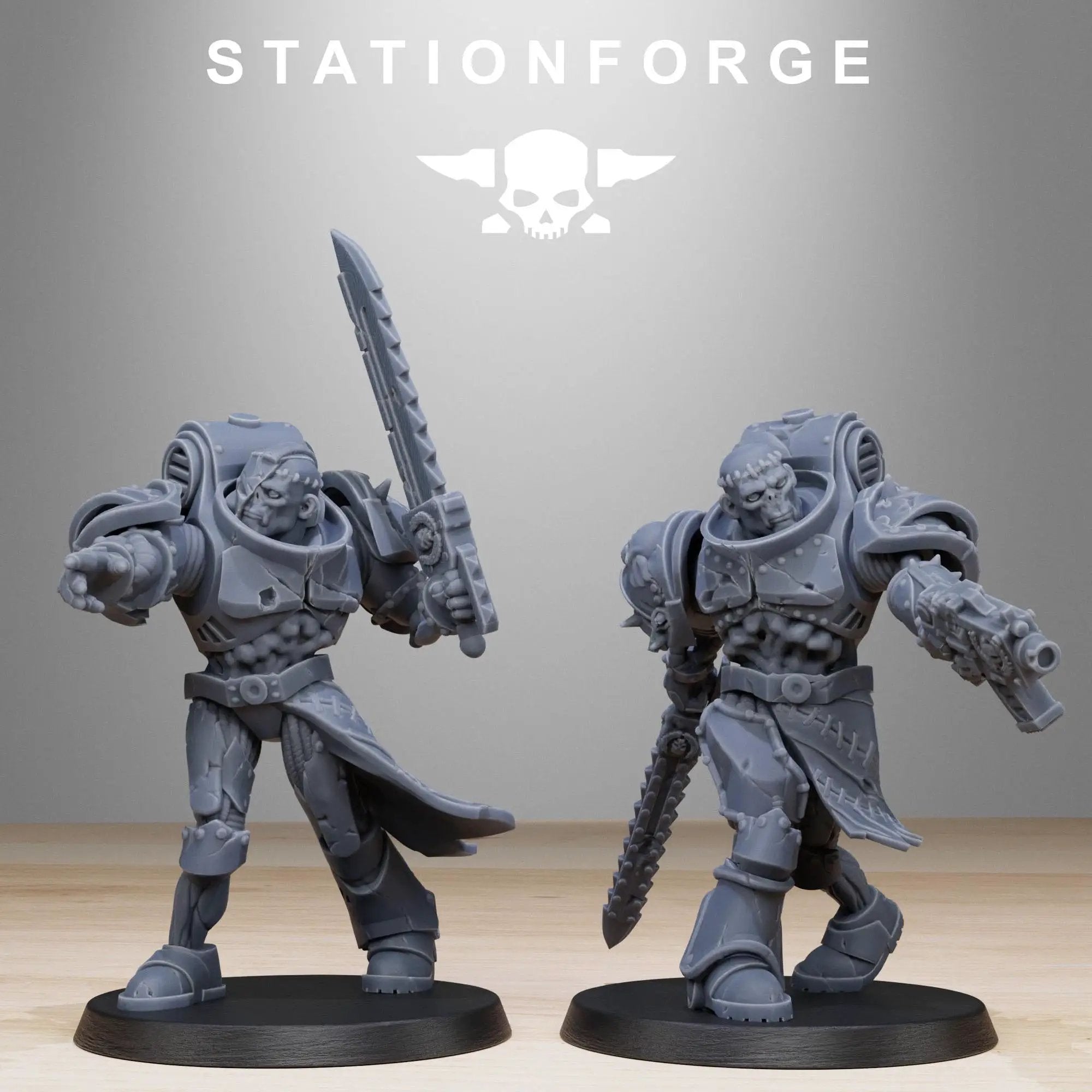 3D Printed Socratis Zombies by StationForge Miniatures by Last Hope Miniatures