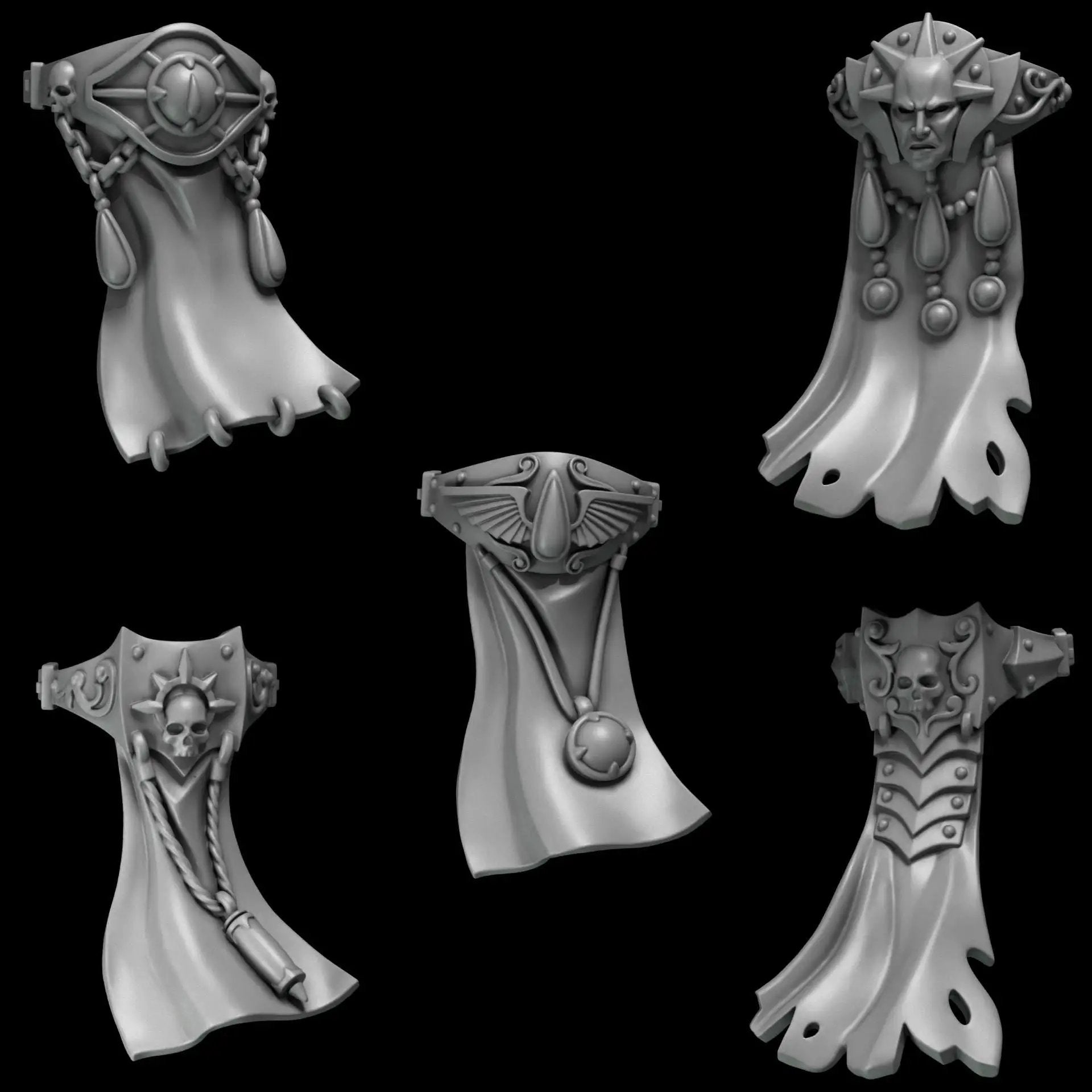 3d Printed Crimson Lords Loincloths x10 by Greytide Studio by Last Hope Miniatures