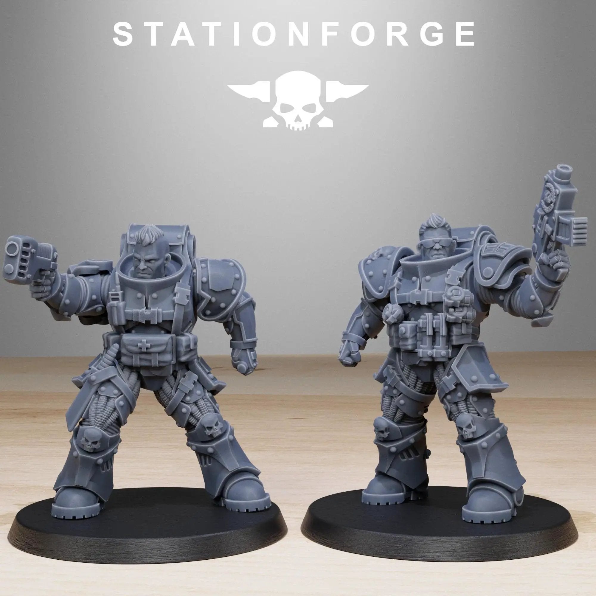 3D Printed Socratis Scouts by StationForge Miniatures by Last Hope Miniatures