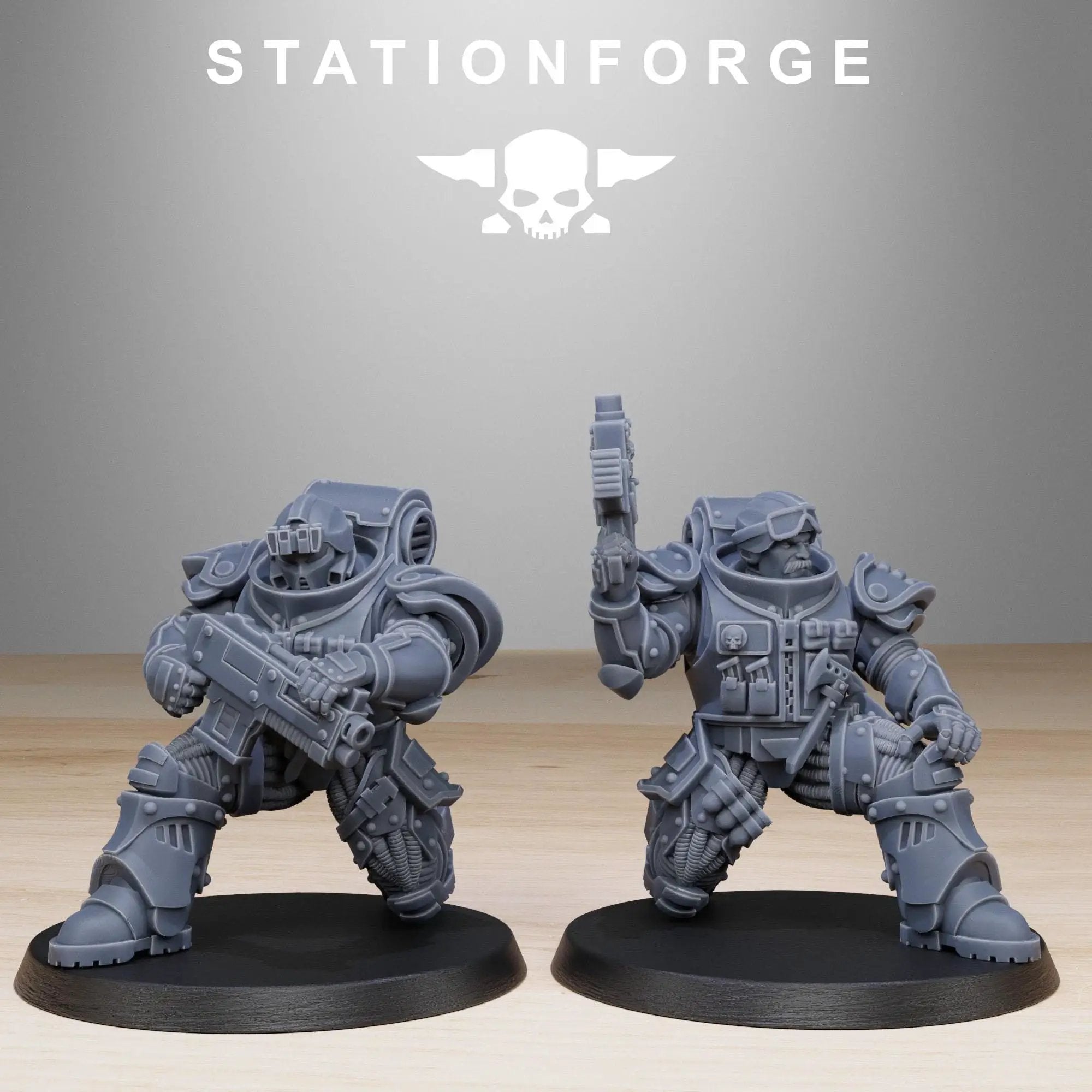 3D Printed Socratis Scouts by StationForge Miniatures by Last Hope Miniatures