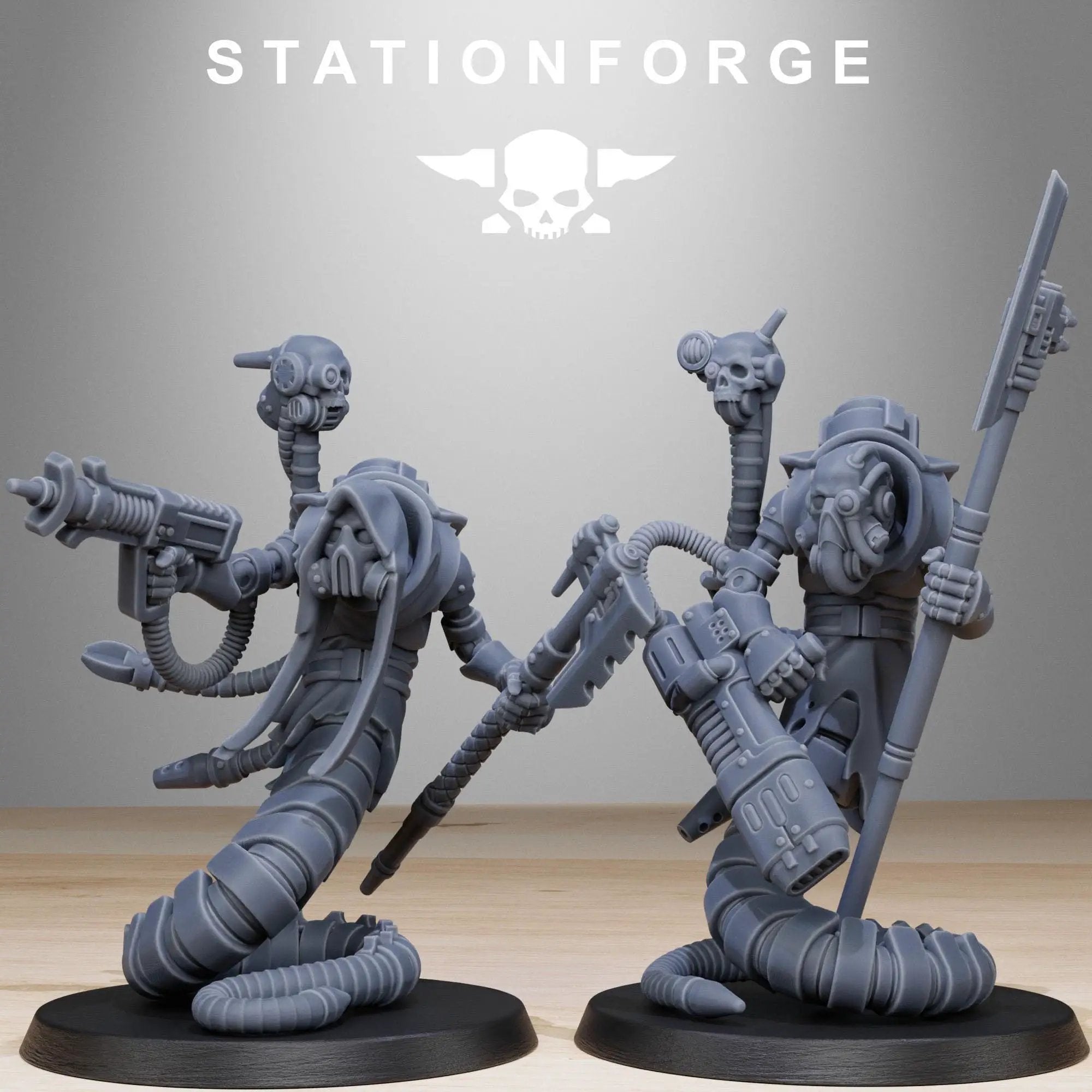 3D Printed Scavenger Serpents by StationForge Miniatures by Last Hope Miniatures