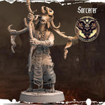 3D Printed Chaos Beast Sorcerer by Monolith Arts by Last Hope Miniatures
