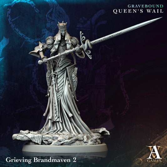 3D Printed Grieving Brandmaven by Archvillain Games