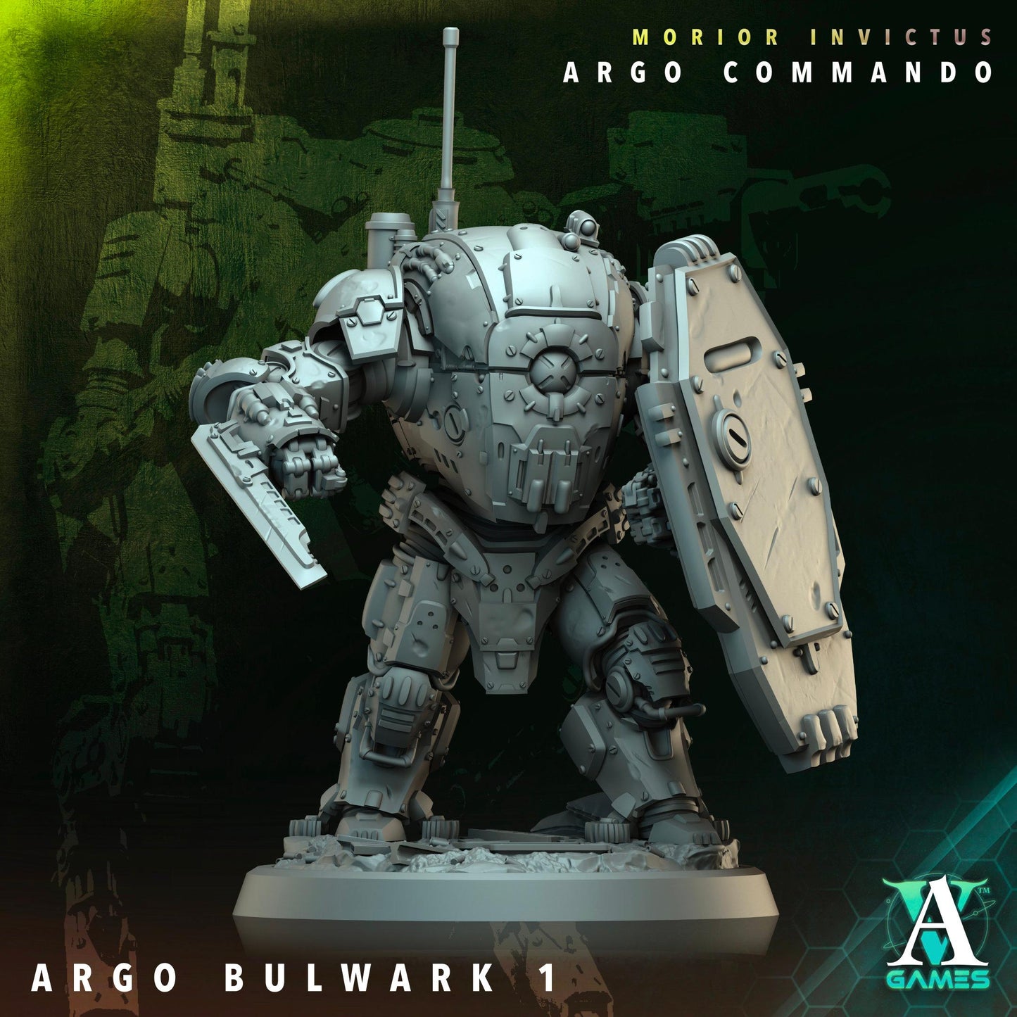 3D Printed Argo Bulwark by Archvillain Games
