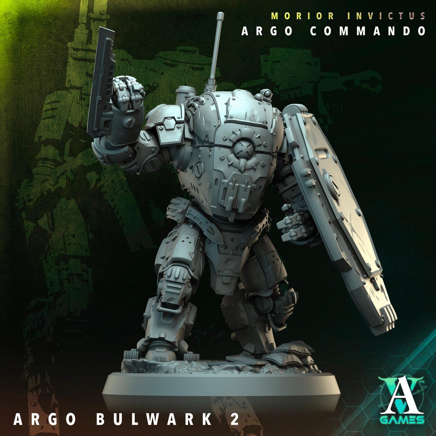 3D Printed Argo Bulwark by Archvillain Games