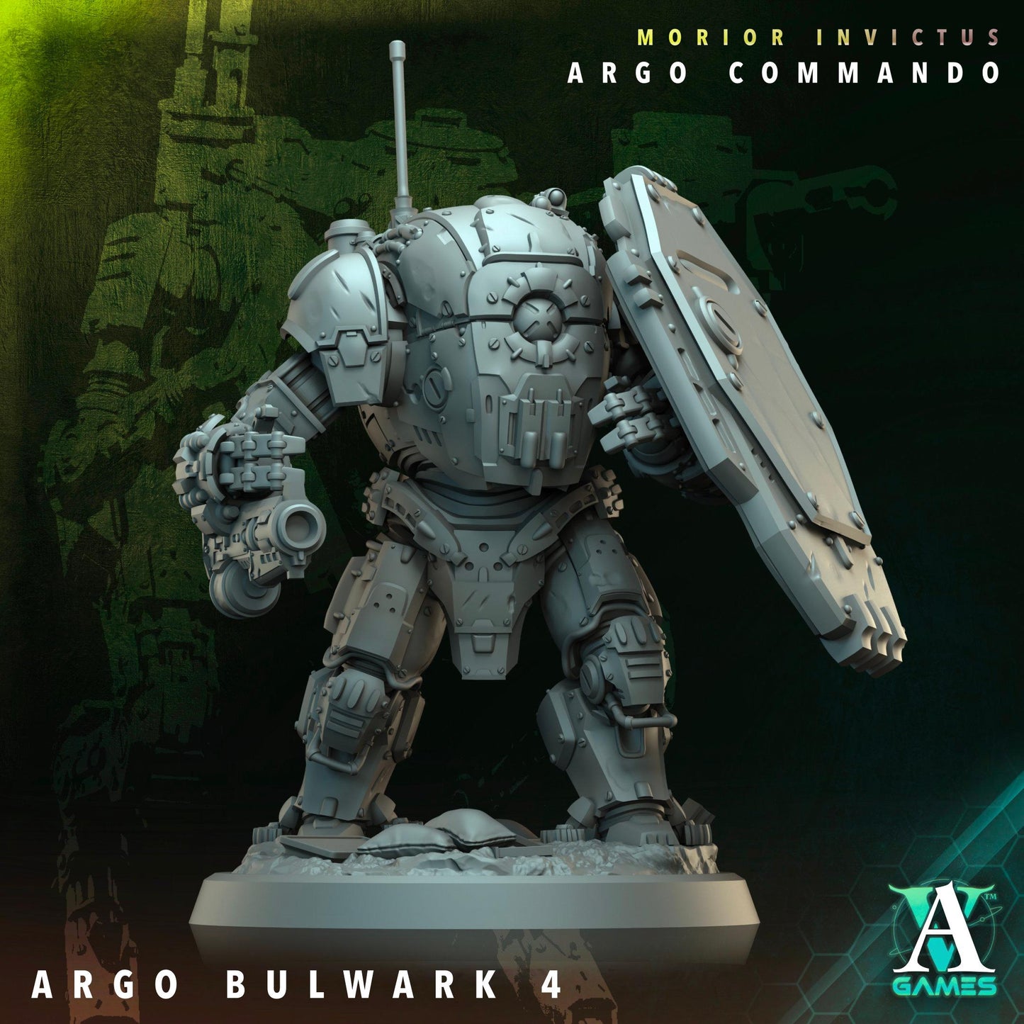 3D Printed Argo Bulwark by Archvillain Games