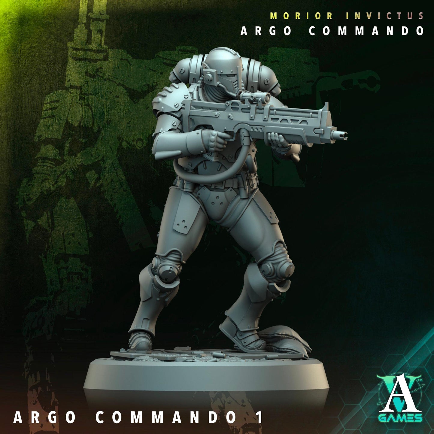 3D Printed Argo Commando by Archvillain Games