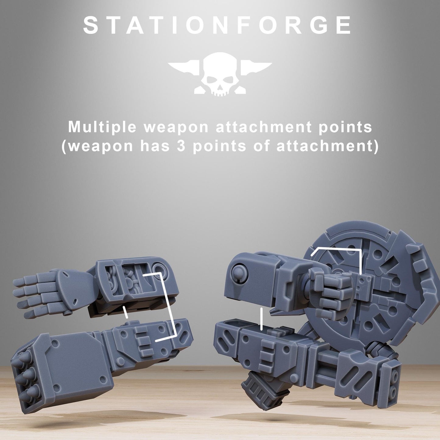 3D Printed Tarion Elder Mech Mk1 by StationForge Miniatures