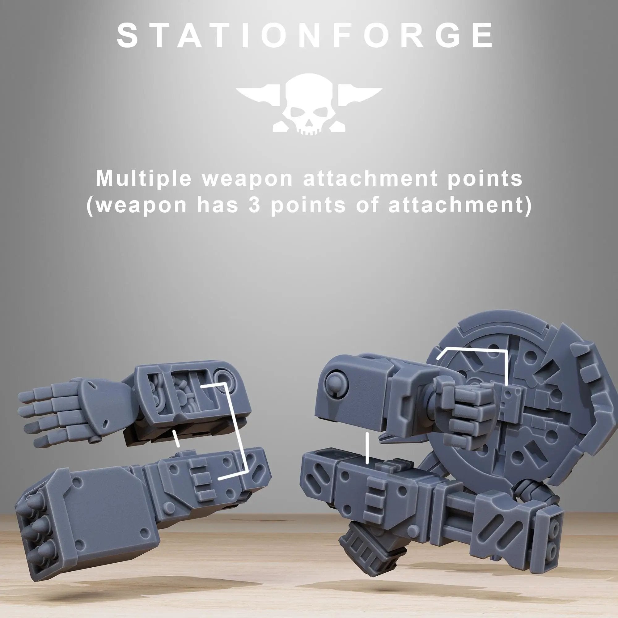 3D Printed Tarion Elder Mech Mk1 by StationForge Miniatures by Last Hope Miniatures