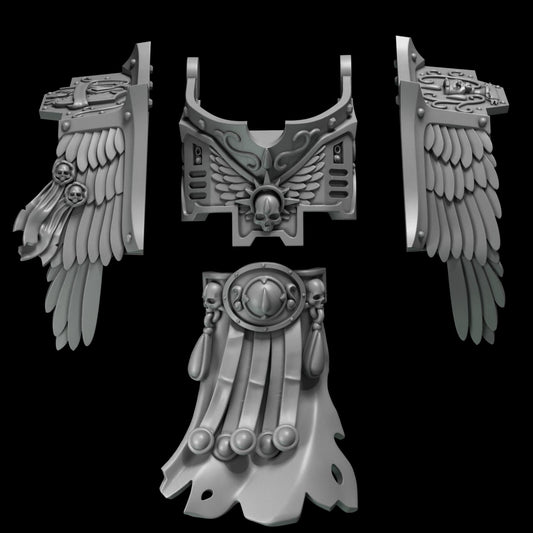 3d Printed Crimson Lords Ancient Armor Upgrade Kit by Greytide Studio