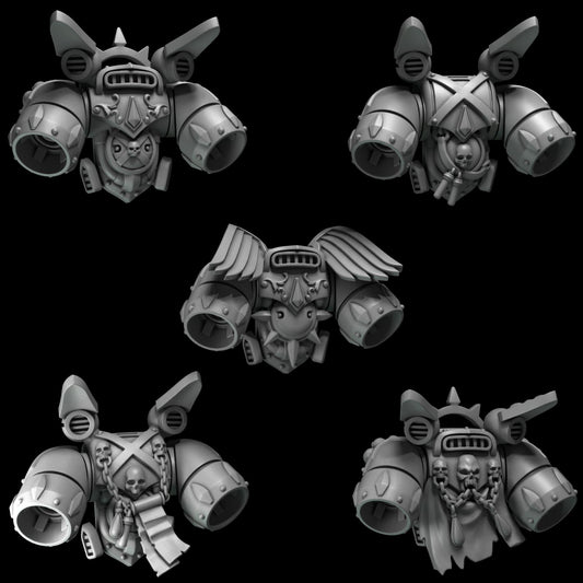 3d Printed Crimson Lords Jetpack Set #2  by Greytide Studio