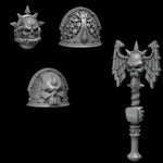 3d Printed Crimson Lords Battle Priest Upgrade Kit by Greytide Studio