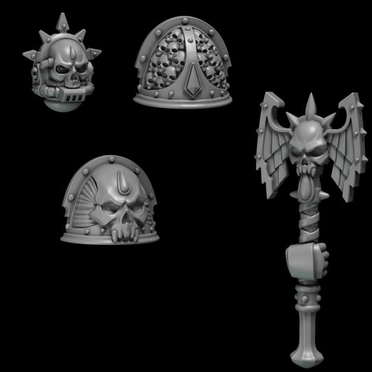 3d Printed Crimson Lords Battle Priest Upgrade Kit by Greytide Studio